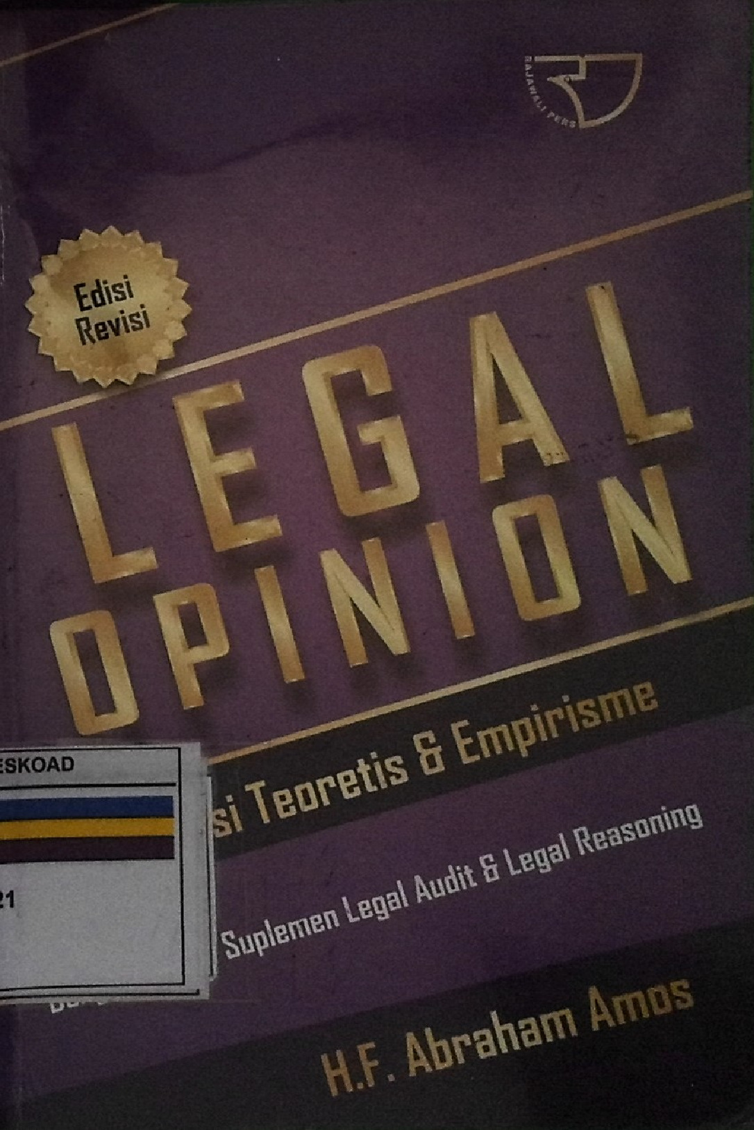 Legal Opinion Aktualisasi Teoretis Dan Empirisme